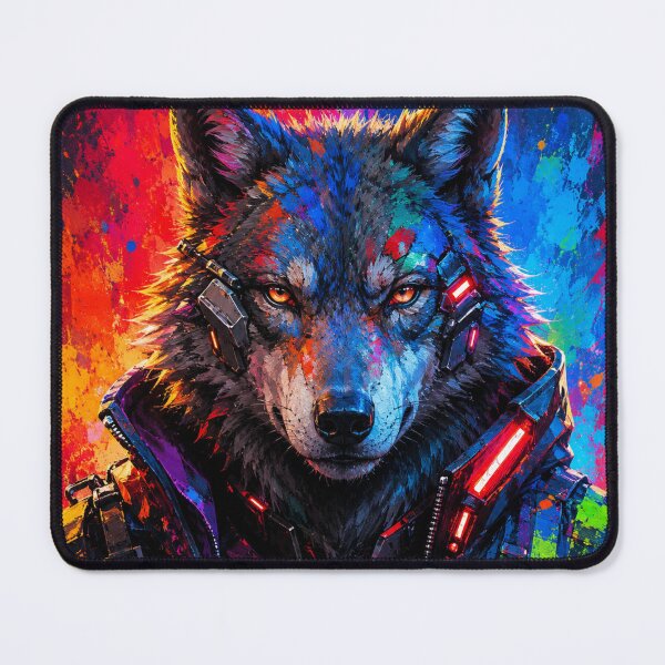 Item preview, Cyberpunk Wolf designed and sold by AndreBarnard.