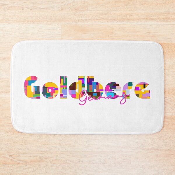 Item preview, Goldberg, Germany, Vibrant Abstract City Typography Art designed and sold by Wanderful-roads.