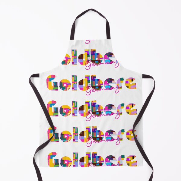 Item preview, Goldberg, Germany, Vibrant Abstract City Typography Art designed and sold by Wanderful-roads.
