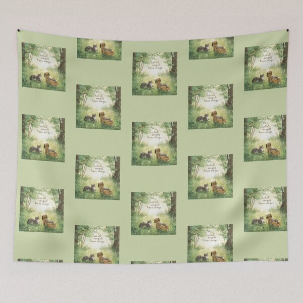 Item preview, Remembering our Pets - Not All Angels Have Wings (version 2) designed and sold by Nene Bird Designs.