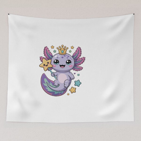 Item preview, Axolotl Fairy with Crown designed and sold by jkrphoto.