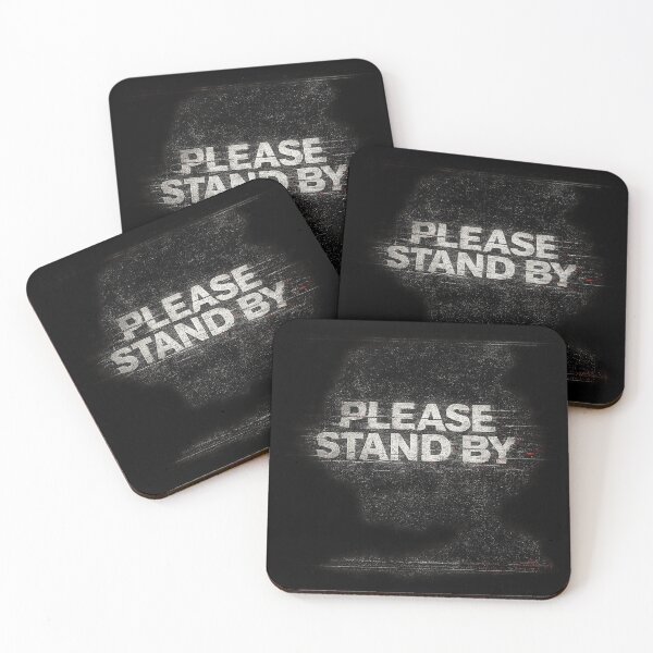 Item preview, PLEASE STAND BY – retro glitch warning design designed and sold by VertigoState.