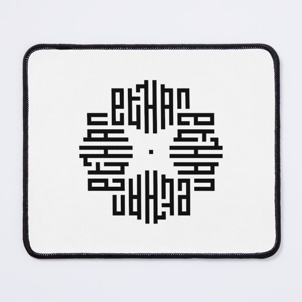 Item preview, ETHAN | Black  | Modern Geometric Kufi Calligraphy | From Name to Art   designed and sold by FOR YOUR NAME.
