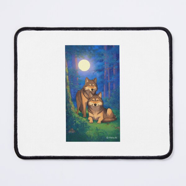 Item preview, Wolves in the Moonlight designed and sold by ChristLedAngi.