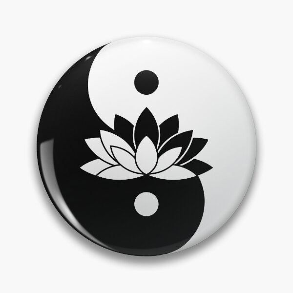 Item preview, Yin Yang with Lotus Flowers designed and sold by jkrphoto.