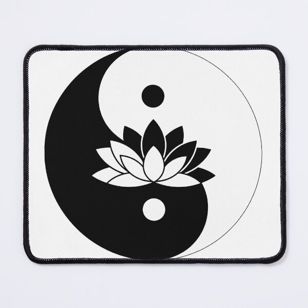 Item preview, Yin Yang with Lotus Flowers designed and sold by jkrphoto.