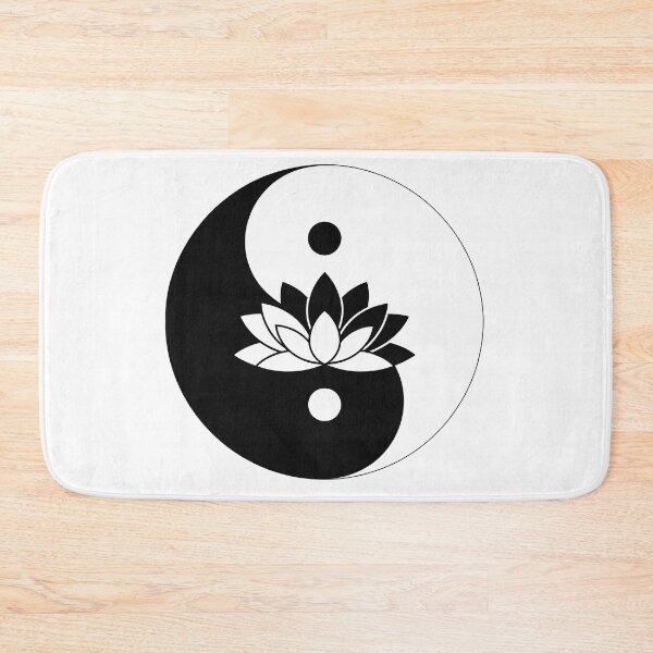 Item preview, Yin Yang with Lotus Flowers designed and sold by jkrphoto.