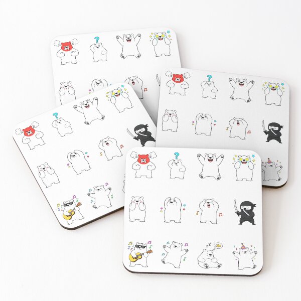 Item preview, Cute Polar Bear Character Sticker Pack Emojis designed and sold by RamyGallery.