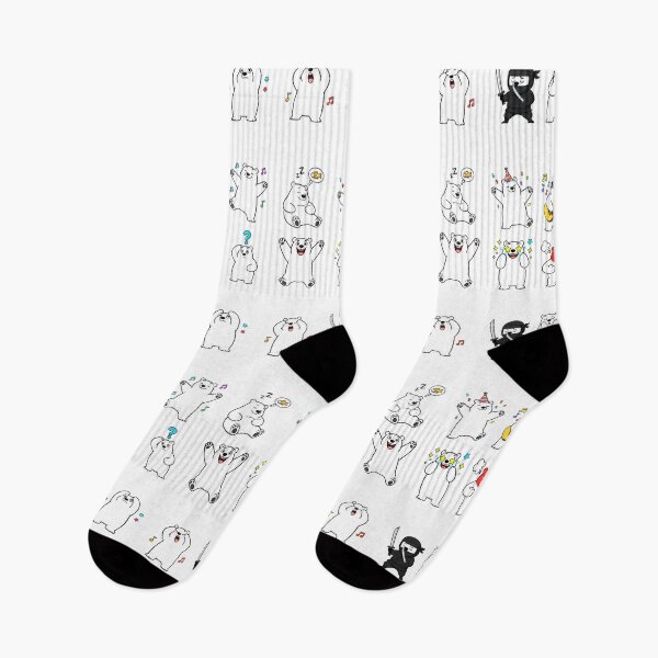 Item preview, Cute Polar Bear Character Sticker Pack Emojis designed and sold by RamyGallery.