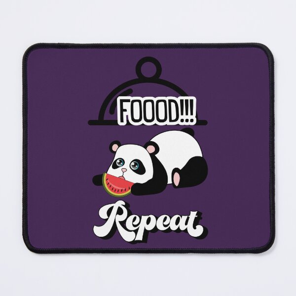 Item preview, Kawaii Panda Eating Watermelon Cute Foodie - Food Sleep Repeat designed and sold by Dream Vibe.
