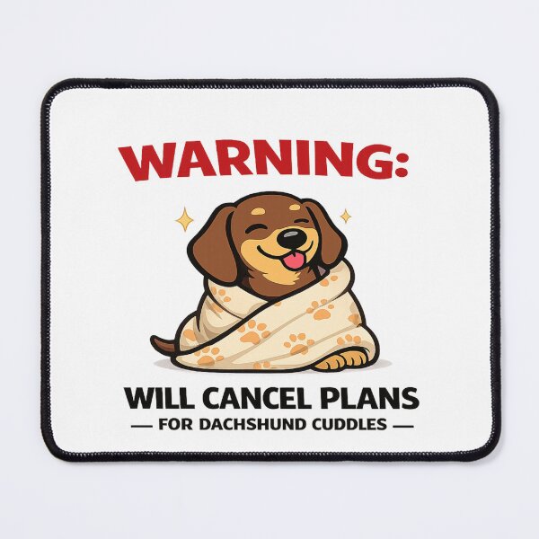 Item preview, Dachshund Owner Shirt — Will Cancel Plans For Cuddles — Wiener Dog Gift designed and sold by Happy Hues.
