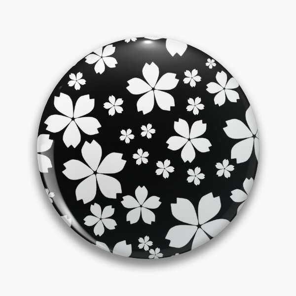 Item preview, Black & White Floral Cherry Blossom Minimal Aesthetic Design designed and sold by RiyanaStudio.