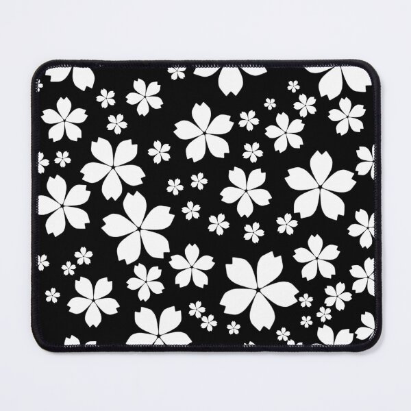 Item preview, Black & White Floral Cherry Blossom Minimal Aesthetic Design designed and sold by RiyanaStudio.