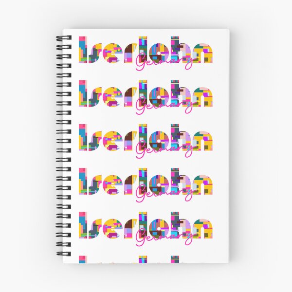 Item preview, Iserlohn, Germany, Vibrant Abstract City Typography Art designed and sold by Wanderful-roads.