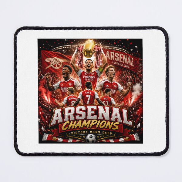 Item preview, Arsenal Champions Victory Runs Deep T-Shirt designed and sold by Mukesh Saxena.