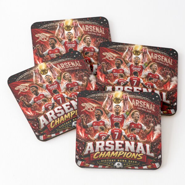 Item preview, Arsenal Champions Victory Runs Deep T-Shirt designed and sold by Mukesh Saxena.