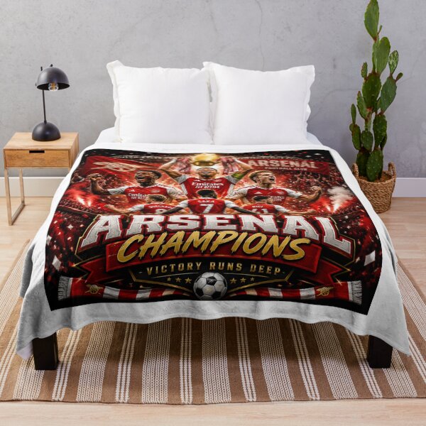 Item preview, Arsenal Champions Victory Runs Deep T-Shirt designed and sold by Mukesh Saxena.