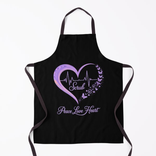 Item preview, Heart Peace Love Heal Scrub Life Nurse Lover Nursing designed and sold by sailorjessiArt.
