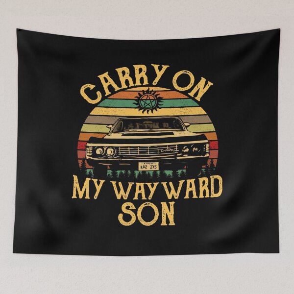 Item preview, Vintage Supernatural Carry on My Wayward Son  designed and sold by Regainbara.