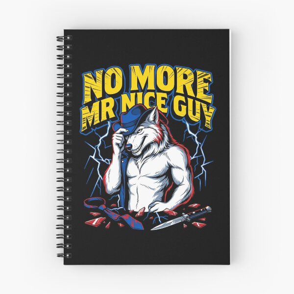 Item preview, Alpha Wolf No More Mr Nice Guy Meme Stupid Brainrot designed and sold by Kitkin.