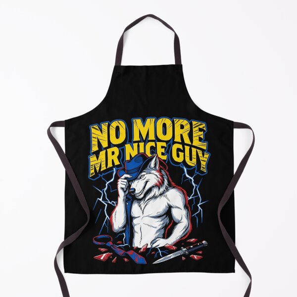 Item preview, Alpha Wolf No More Mr Nice Guy Meme Stupid Brainrot designed and sold by Kitkin.