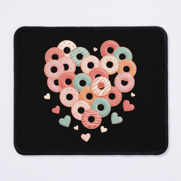 Item preview, Heart Shape Donut Lover I Love Donuts Valentine's Day designed and sold by sailorjessiArt.