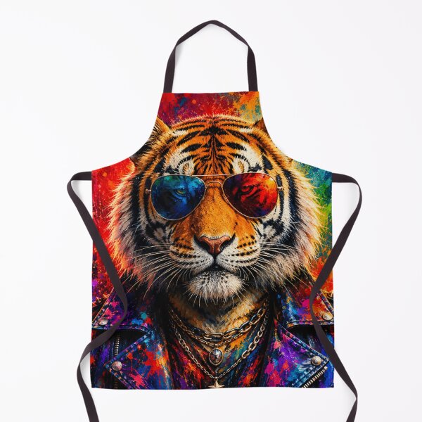 Item preview, Rockstar Tiger Pop Art Portrait designed and sold by AndreBarnard.