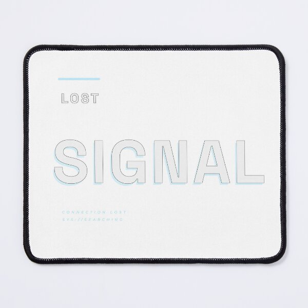Item preview, LOST SIGNAL Futuristic Typography designed and sold by HeartAndArtShop.