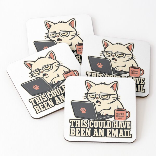 Item preview, Meeting Cat Funny Teacher Work Humor Gift  designed and sold by Gentlestate.