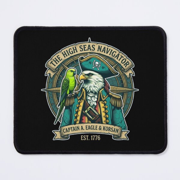 Item preview, Captain Eagle – High Seas Navigator Art designed and sold by Dogandesighn.