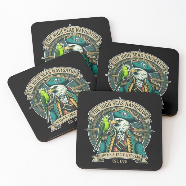 Item preview, Captain Eagle – High Seas Navigator Art designed and sold by Dogandesighn.