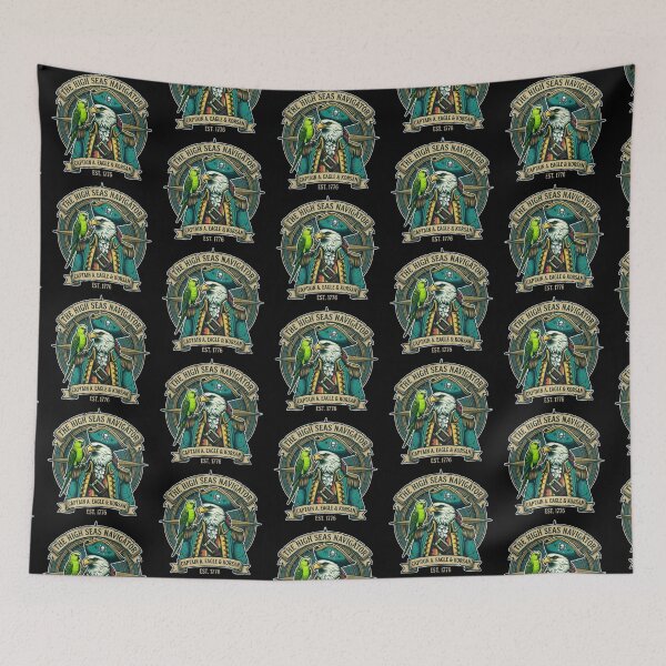 Item preview, Captain Eagle – High Seas Navigator Art designed and sold by Dogandesighn.