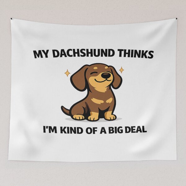 Item preview, Funny Dachshund Owner - I'm Kind Of A Big Deal - Dachshund Gift designed and sold by Happy Hues.