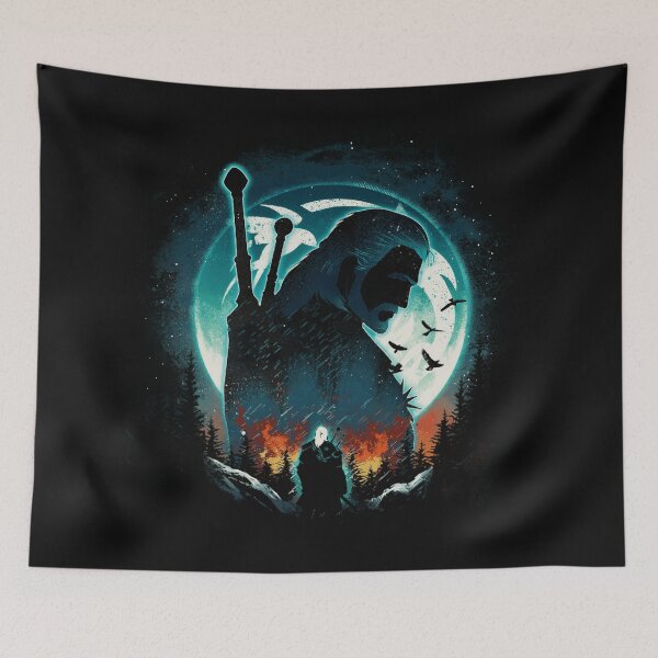 Item preview, The Witcher Geralt Gaming Fantasy Monster Hunter designed and sold by QuentinHarrow.