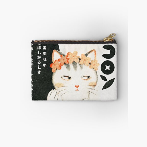 Item preview, Vintage Japanese Cat Cosmetic Advertisement Art designed and sold by Komatoya.
