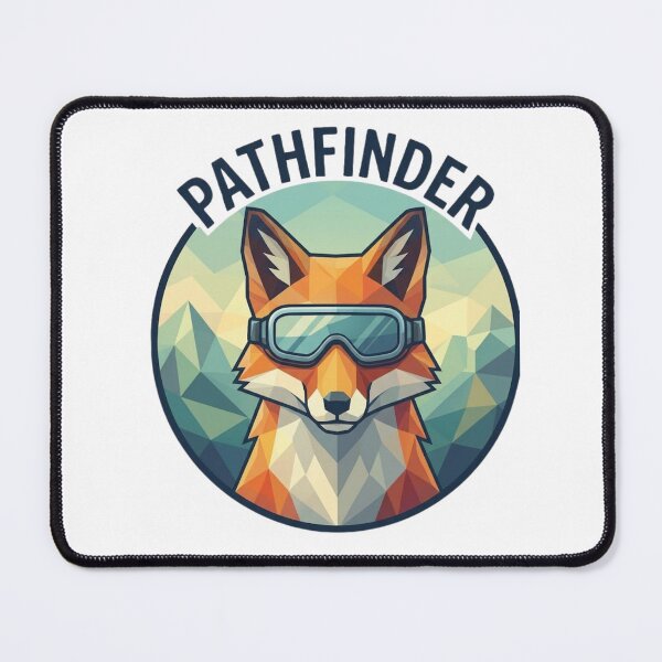 Item preview, Geometric Low Poly Pathfinder Fox Graphic designed and sold by GiggleInkTees.