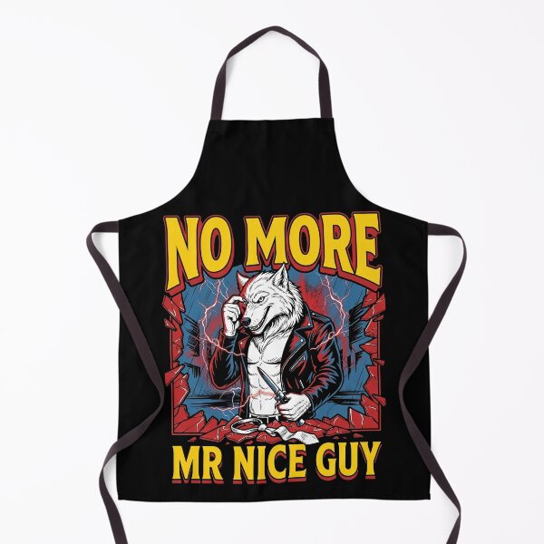 Item preview, No More Mr Nice Guy Alpha Wolf Gen Z Meme designed and sold by Kitkin.