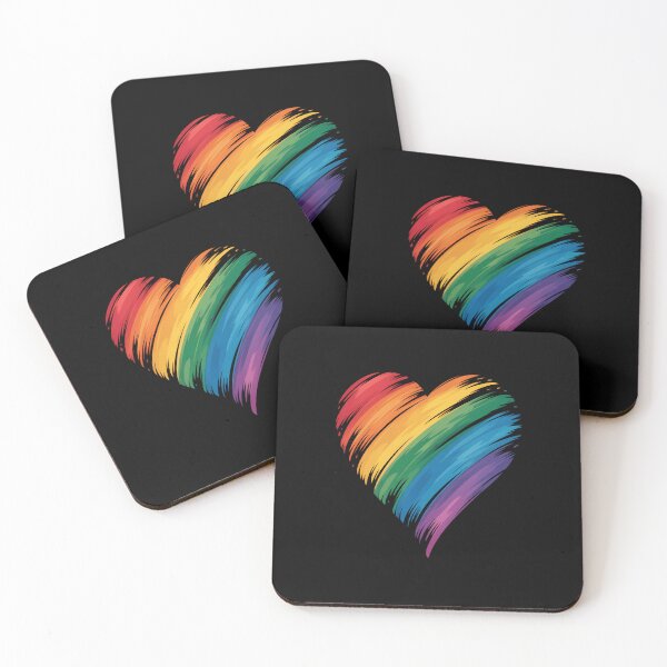 Item preview, Heart Shape LGBT Gay Pride Month Flag designed and sold by sailorjessiArt.