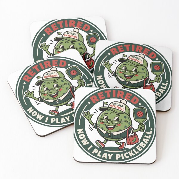 Item preview, Retired Now I Play Pickleball — Green Edition designed and sold by 1RSN.