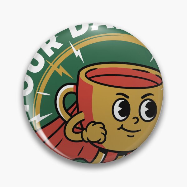 Item preview, Your Daily Hero — Badge V1 designed and sold by 1RSN.