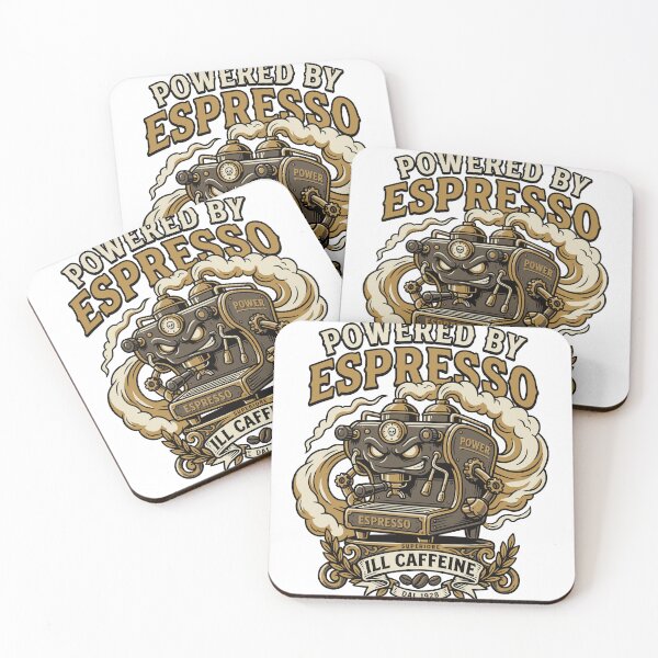 Item preview, Powered by Espresso — Caffeine Crown designed and sold by 1RSN.