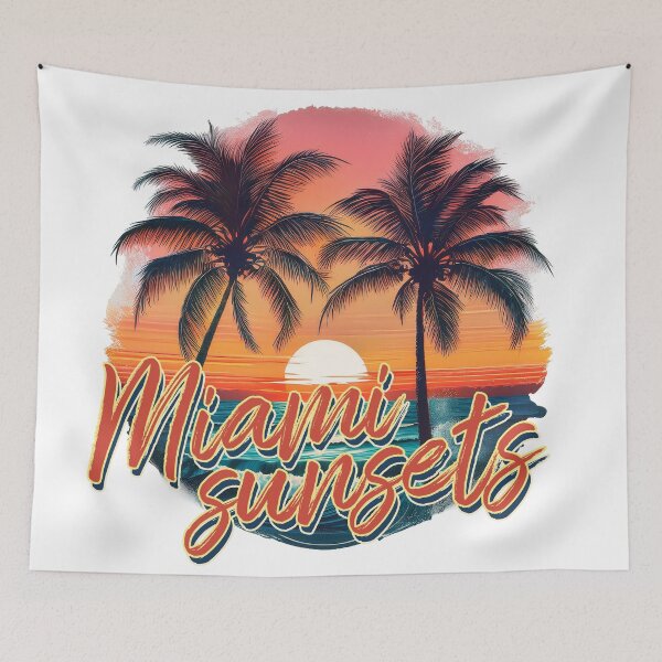 Item preview, Miami Sunsets: Sunset State of Mind designed and sold by pollosdesigns.