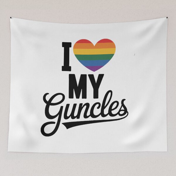 Item preview, I love My Guncles LGBT Gay designed and sold by sailorjessiArt.