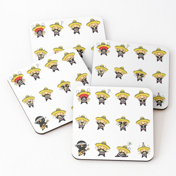 Item preview, Cute Mexican Character Sticker Pack Emojis designed and sold by RamyGallery.