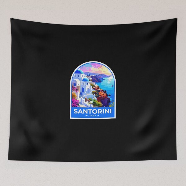 Item preview, Santorini Greece designed and sold by TulipaGraphics.