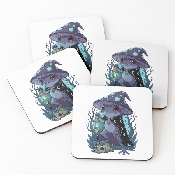 Item preview, Gothic Frog Wizard Mushroom Design designed and sold by LainCellJapan.