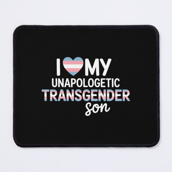 Item preview, I Love My Unapologetic Transgender Son Trans Flag LGBT designed and sold by sailorjessiArt.
