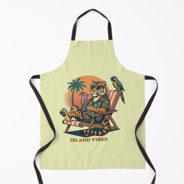 Item preview, Island Vibes – Tropical Tiger Art designed and sold by Dogandesighn.