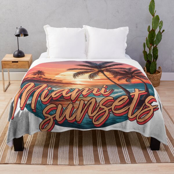 Item preview, Miami Sunsets: Neon Skies, Ocean Vibes designed and sold by pollosdesigns.