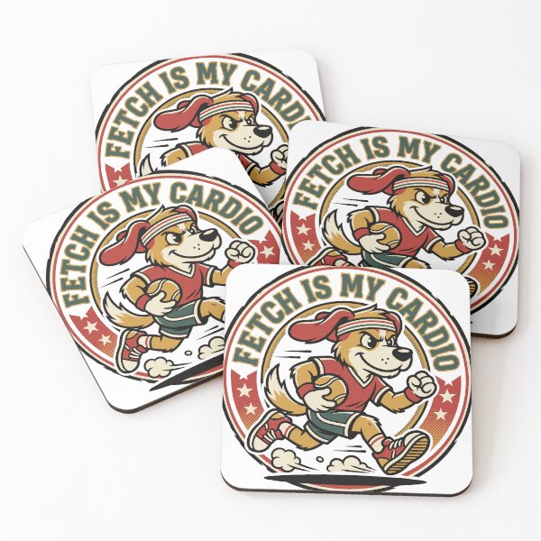 Item preview, Fetch Is My Cardio — Running Badge V2 designed and sold by 1RSN.